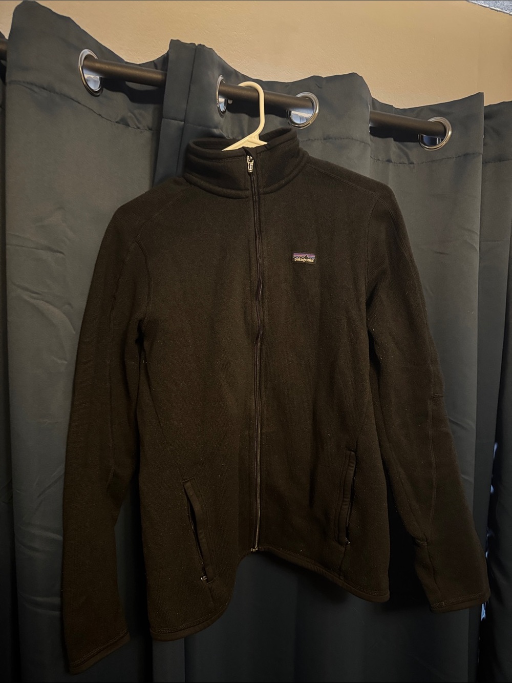 Patagonia Black Full-Zip Fleece Jacket